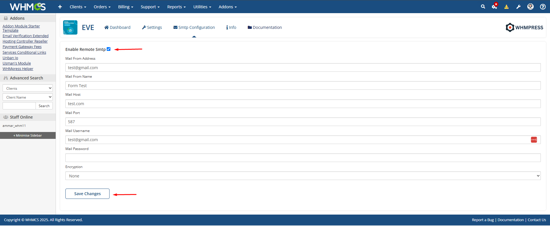 Email verefication remote host