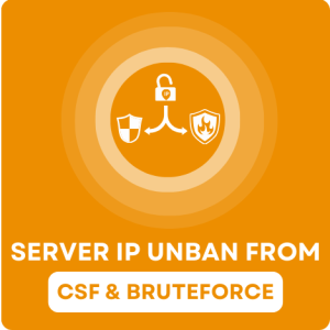Server ip unban from CSF & bruteforce